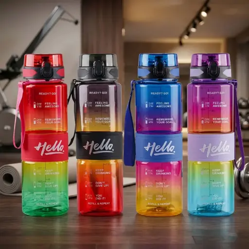 [MT25-WC7] 360 HOME BOTTLE WATER 1000ML GRADIENT COLOR