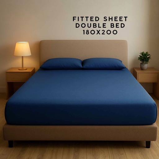 [MTFD-12] 360 HOME FITTED SHEET DOUBLE NAVY