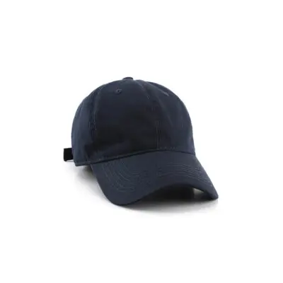 [MT-SHAT11] 360 COTTON BASEBALL CAP PLAIN NAVY BLUE