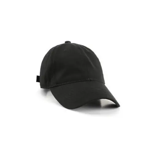 [MT-SHAT9] 360 COTTON BASEBALL CAP PLAIN BLACK