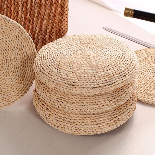 [MT-STMT39] 360 HOMEBASKET WITH LINING STRAW WOVEN 40CM