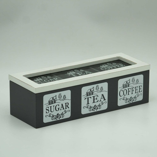 [MT-TEAB5] 360 HOME TEA BOX WOODEN 24*8.7*7
