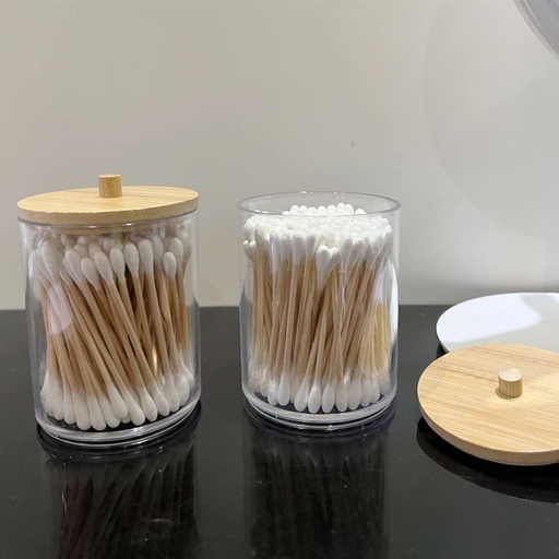 [STBBOX8] 360HOME CYLINDRICAL BOX 7.1X10.3CM PS+BAMBOO