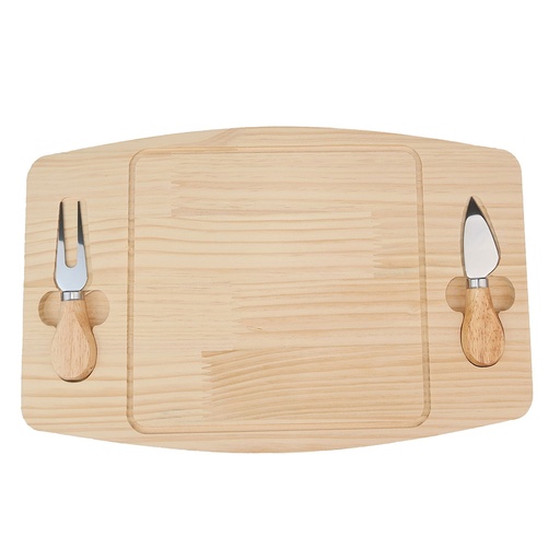[WCP19] 360 HOME CHEESE BOARD WOODEN 19X33