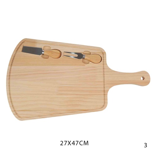 [WCP4] 360 HOME CHEESE PLATTER WOODEN TRAY 27x47
