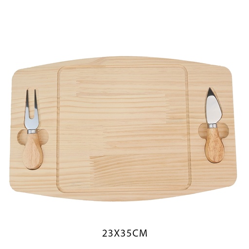 [WCP6] 360 HOME CHEESE SERVING WOODEN TRAY 23x35