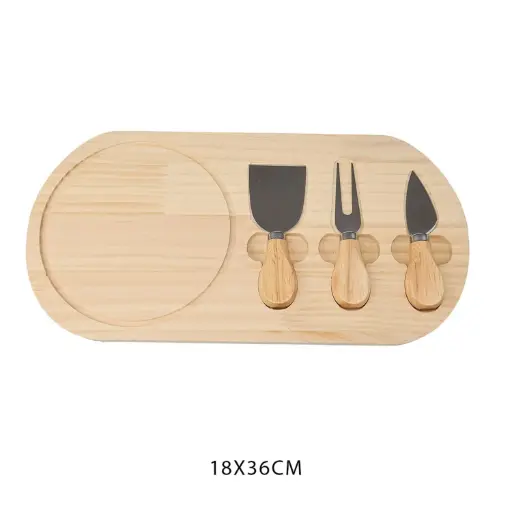 [WCP9] 360 HOME CHEESE BOARD WOODEN 18X36