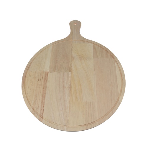 [WPP13] 360 HOME PAN OAK PIZZA ROUND WITH HAND 35X45X1