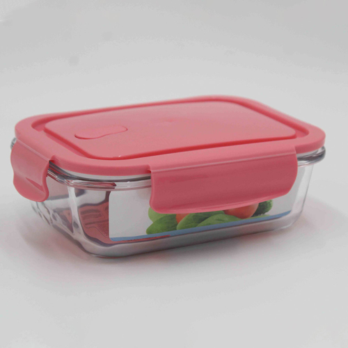 [YG210-198] 360 HOME GLASS STORAGE BOX 2 PARTITIONS 1040ML