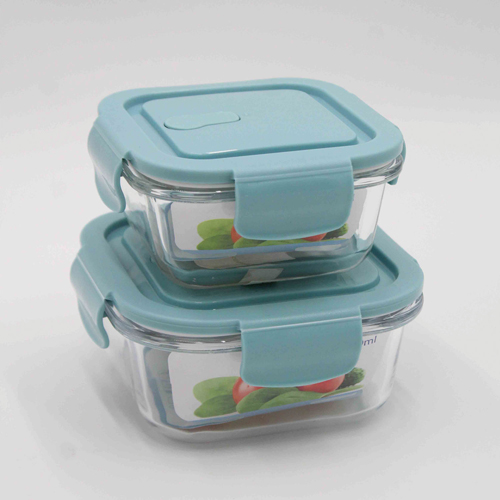 [YG210-204] 360 HOME GLASS FOOD STORAGE BOX 520ML