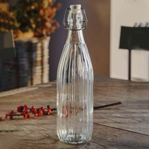 [YG210-211] 360 HOME GLASS BOTTLE PATTERN SNAP 1000ML