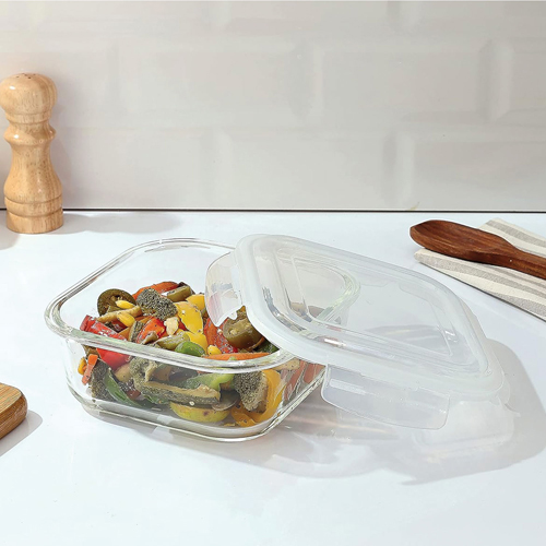 [YG210-46] 360 HOME GLASS BOWL WITH COVER 2200ML