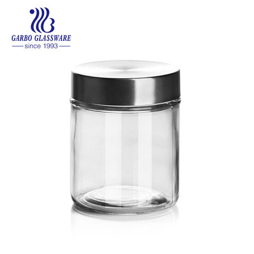 [YG210-53] 360 HOME GLASS STORAGE JAR 500ML WITH COVER