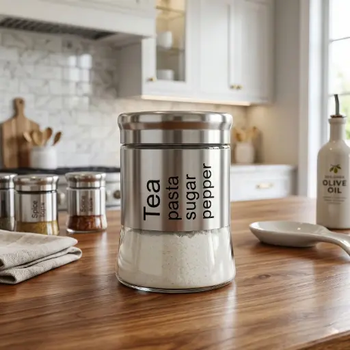 [YG210-60] 360 HOME GLASS JAR WITH COVER
