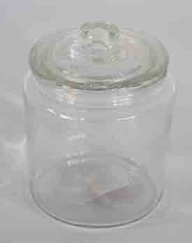 [YG210-67] 360 HOME GLASS JAR 1500ML WITH BLACK MATT COVER