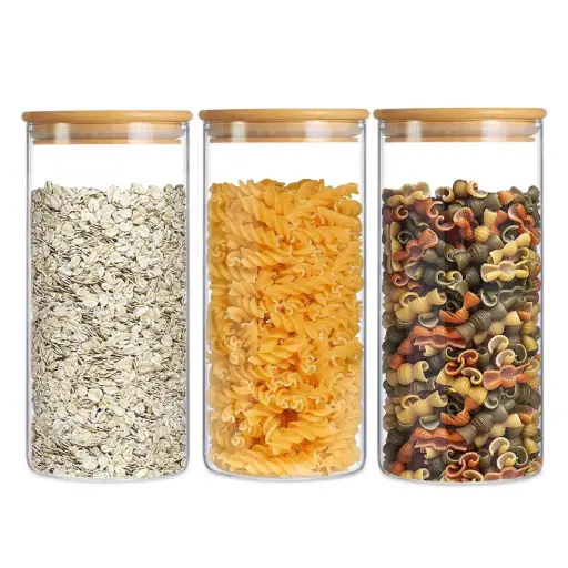 [YG210-80] 360 HOME GLASS JAR WITH COVER