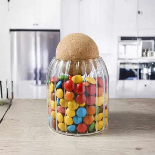 [YG210-88] 360 HOME GLASS JAR WITH COVER