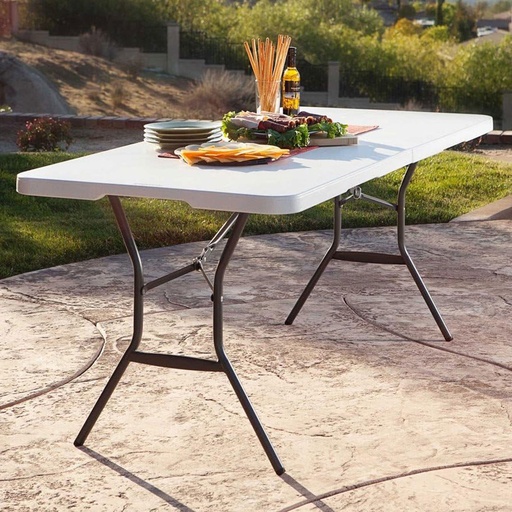 [Z244] 360 HOME TABLE 8Ft folding in half /Size244*76*74cm