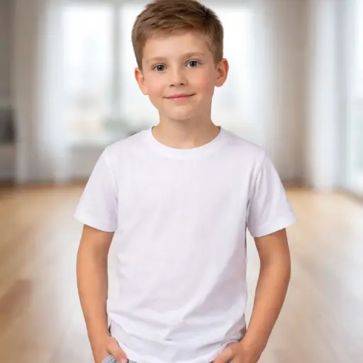 [EG-FBRN-8] 360 COTTON FLANEL ROUND NECK 8Y BOY