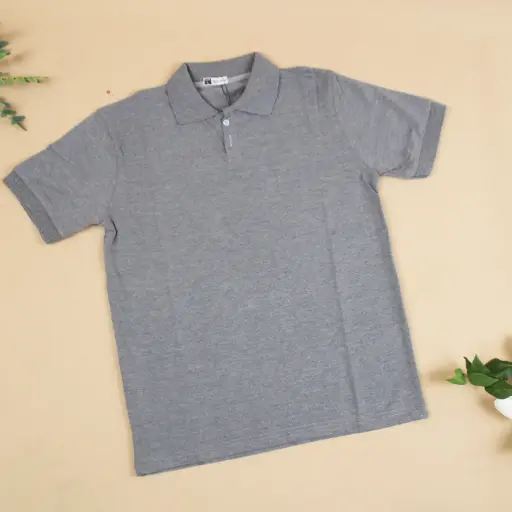 [EG-POL8-L] 360 COTTON MEN POLO DARK GREY LARGE
