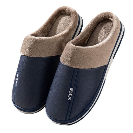 [WS13-4445] 360 COTTON SLIPPERS 44-45(43-44) DARK BLUE