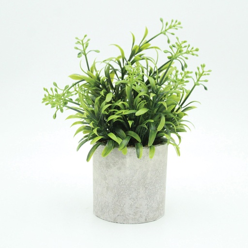 [FLOPOT2] 360 HOME ARTIFICIAL POTTED SHRUBS PLANT 8*23CM