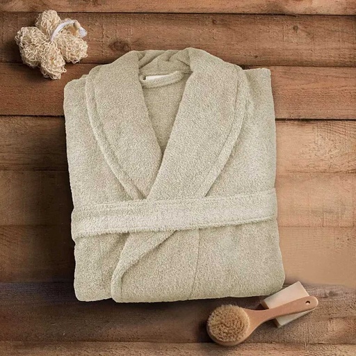 [ROB-BA-3S] 360 HOME BATHROBE BEIGE UNISEX SMALL 1KG