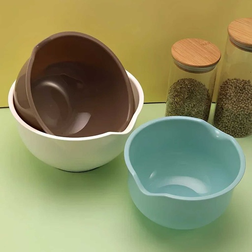 [MIXBOW] 360 HOME BOWL FOR MIXING SET 3PCS PLASTIC