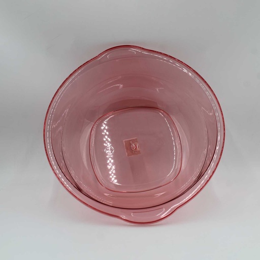 [ROBOW4] 360 HOME BOWL ROUND CLEAR 32.5*30*10CM PLASTIC