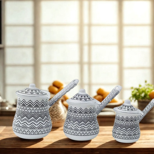 [COFPO4] 360 HOME COFFEE POT ZIGZAG 8/10/11 ENAMEL