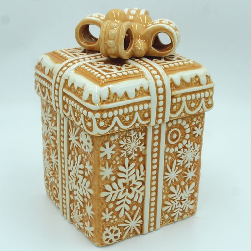 [C25DC15] 360 HOME DECORATIVE BOX CERAMIC 14*14*22CM