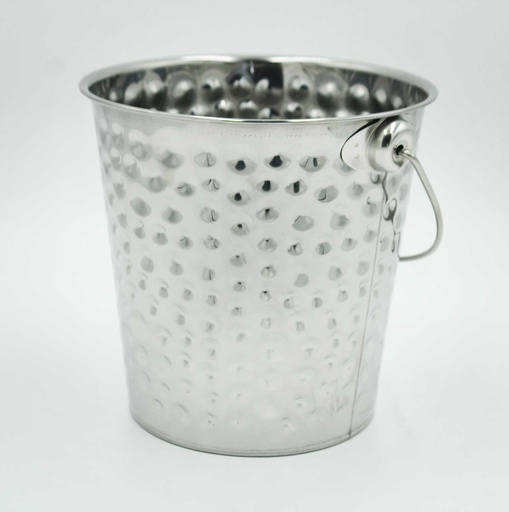 [KITSS31] 360 HOME ICE BUCKET HAMMERED 20CM 4LTR STAINLESS