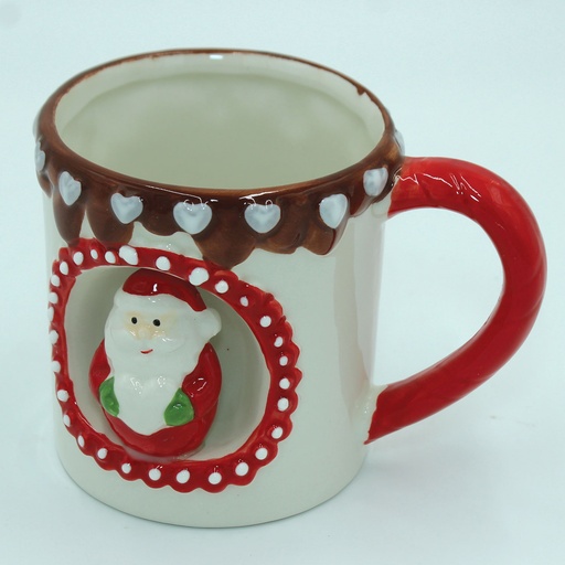 [C25DC7] 360 HOME MUG CERAMIC CHRISTMAS 13*9*10CM