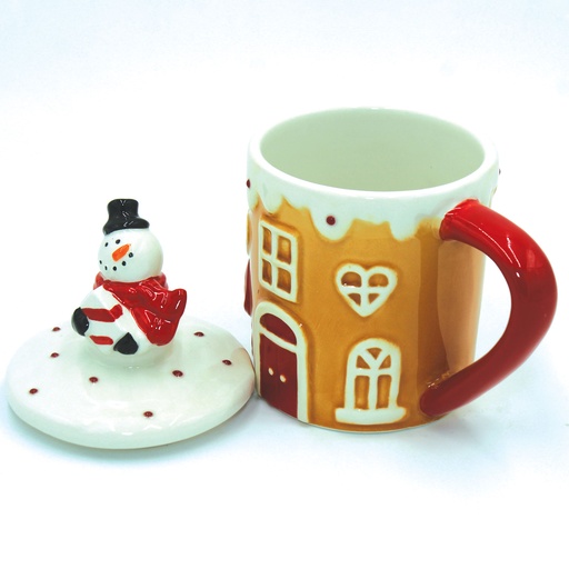 [C25DC8] 360 HOME MUG CERAMIC CHRISTMAS 13*9*17CM