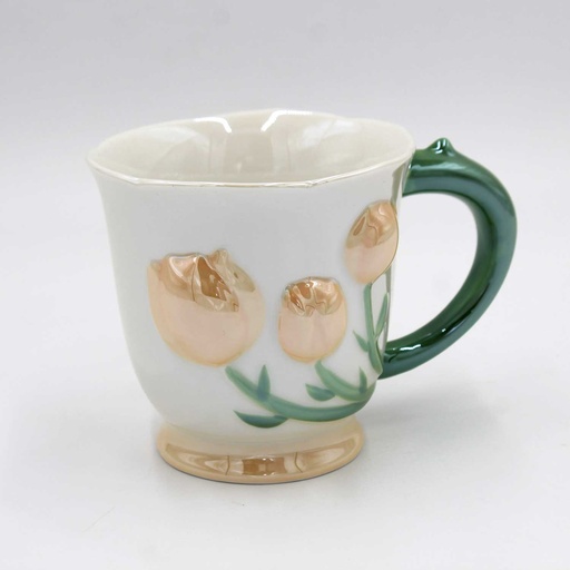 [EVMUG15] 360 HOME MUG CERAMIC TULIP 3D PASTEL BLUE