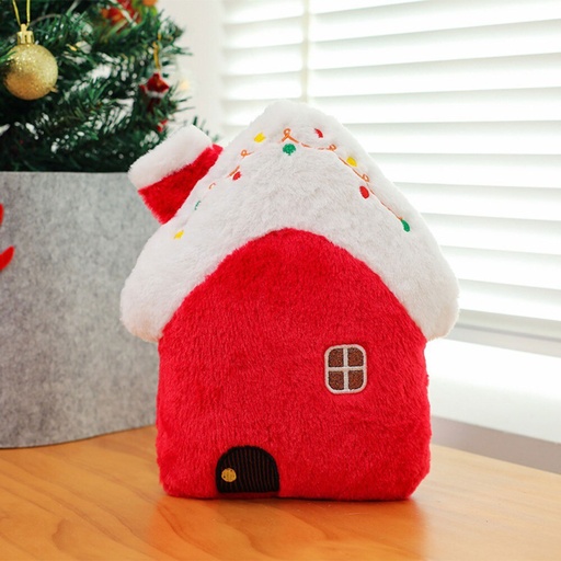 [SDGZ-9] 360 HOME CHRISTMAS PILLOW  45CM HOUSE RED