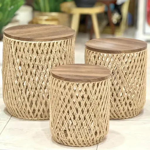 [INDBOH21] 360 HOME TABLE INDOOR 40*40*45 35*35*40 30*30* 35
