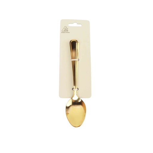 [CUT25-32] 360 HOME TEA SPOONS SS430 WITH TITANIUM GOLDEN 2MM