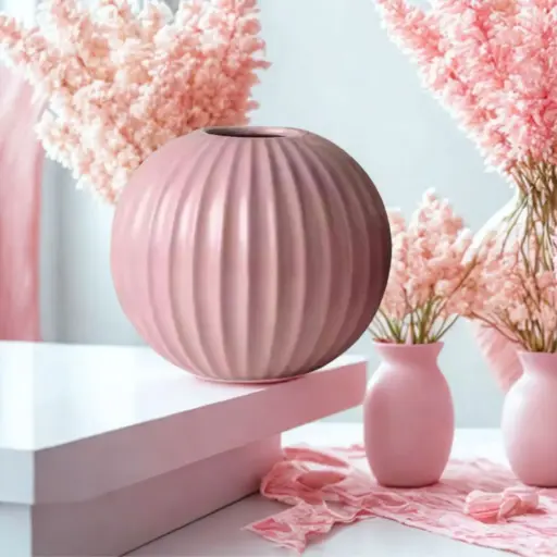 [VASE42-37] 360 HOME VASE CERAMIC H18CM W20CM D6*6CM