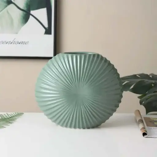 [VASE42-35] 360 HOME VASE CERAMIC H21.5CM,W25CM,T13CM, D10*7CM