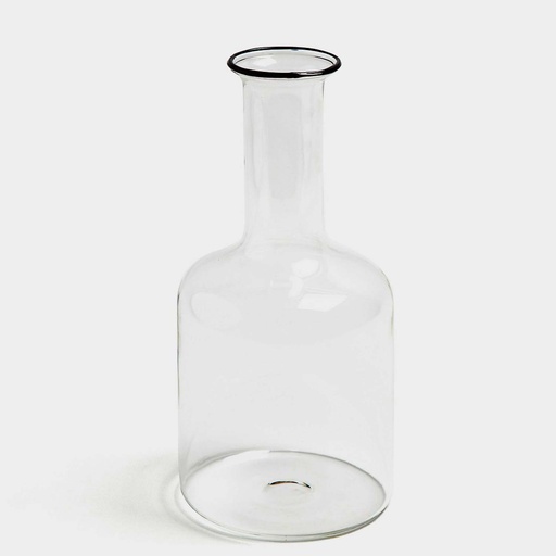 [VASE42-24] 360 HOME VASE GLASS 7.5*20CM CLEAR