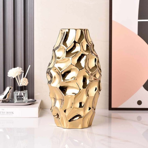 [VASE42-45] 360 HOME VASE POLYRESINE H30.5 W17 DM6.5