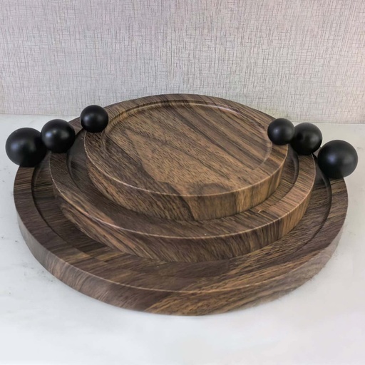 [INDBOH12] 360 HOME WOOD TRAY  15*15*2 20*20*2 25*25*2