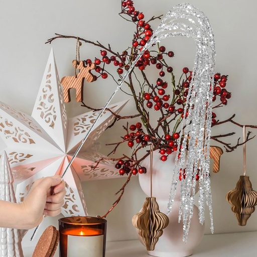 [RS1Z3204] 360 HOME CHRISTMAS DECORATION L:84CM FIBRE BUNDLE OF THIN FLEXIBLE