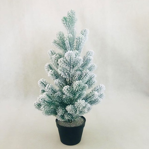 [RS1S432X-56L] 360 HOME CHRISTMAS DECORATION H:56cm ARTIFICIAL CHRISTMAS TREE ALPINE STYLE IN A POT