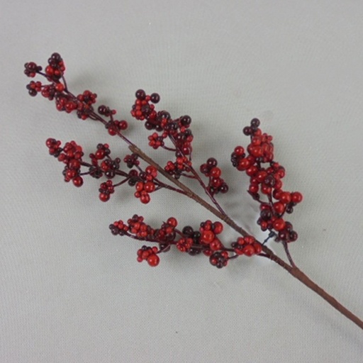 [RS1Z3176-1] 360 HOME CHRISTMAS DECORATION L:50CM ARTIFICIAL RED BERRY STEM 