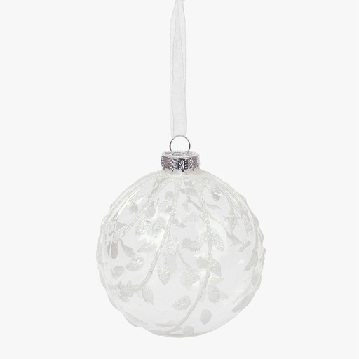 [BOGLA13] 360 HOME CHRISTMAS DECORATION 10*10*10CM  ORNAMENT WHITE HANGING
