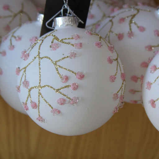 [BOGLA24] 360 HOME CHRISTMAS DECORATION 8*8*8CM ORNAMENTPINK HANGING