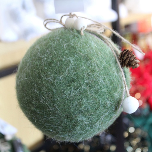 [CHBLOOM1] 360 HOME CHRISTMAS DECORATION 13*0*13CM ORNAMENT HANGING BALL