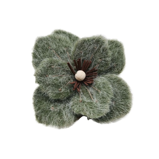 [CHBLOOM11] 360 HOME CHRISTMAS DECORATION 20*0*20CM ORNAMENT FLOWER WITH CLIP 